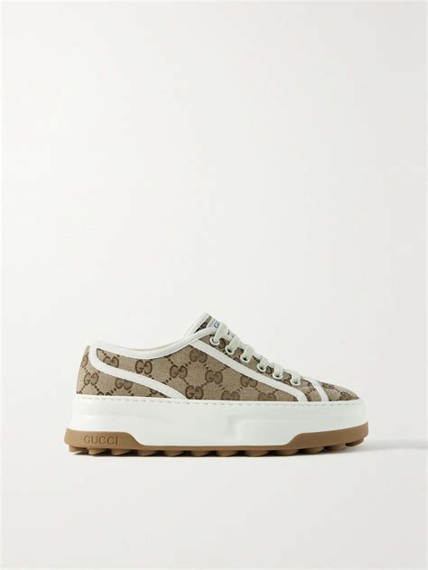 gucci tiger jacquard platform sneaker|net a porter gucci shoes.